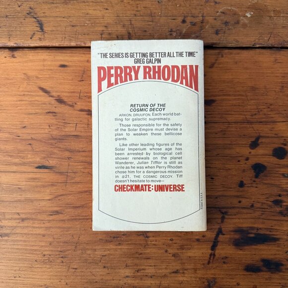 Perry Rhodan Checkmate: Universe & The Immortal Unknown Paperback Books - Picture 2 of 4